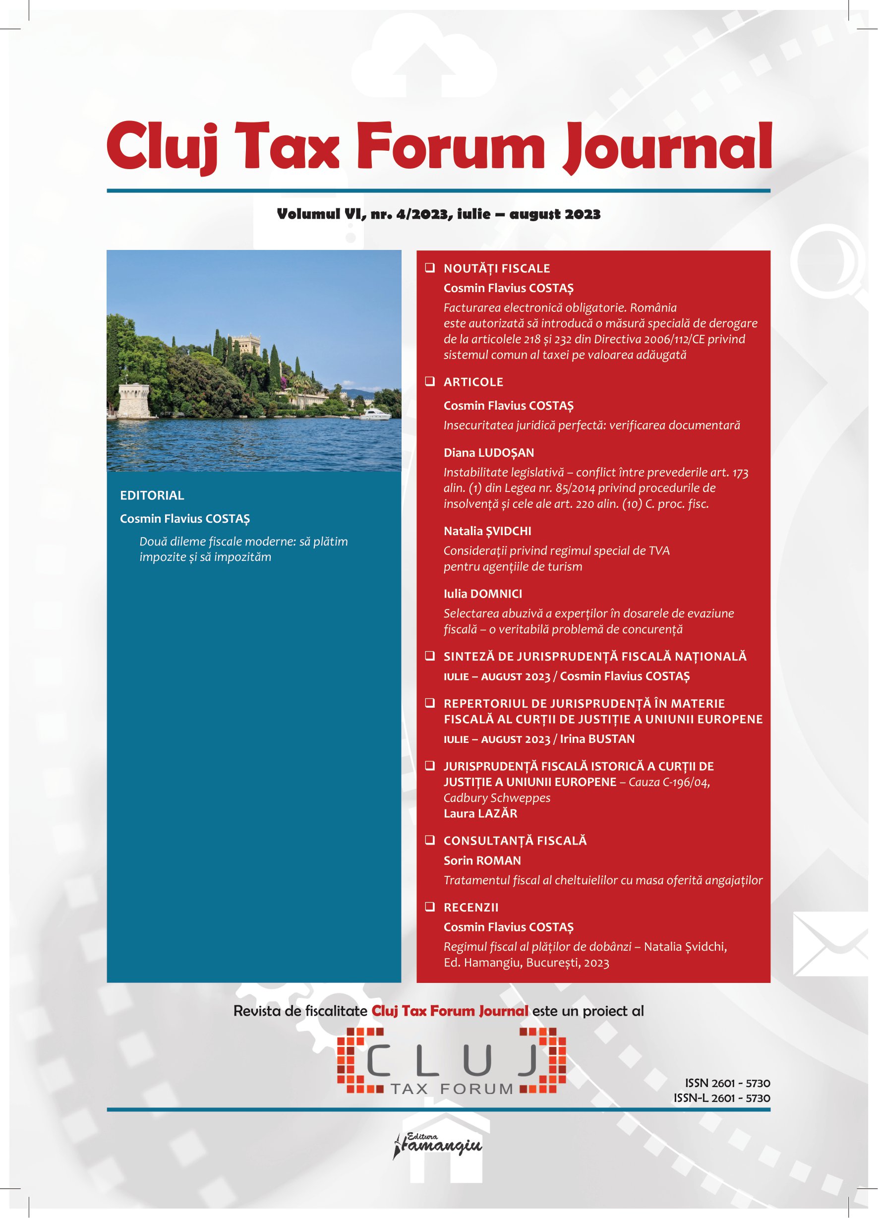 Cluj Tax Forum Journal 4 _ 2023