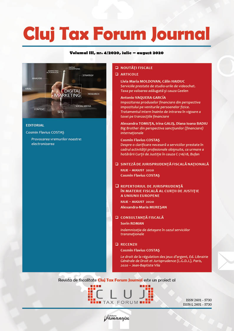 Cluj Tax Forum Journal 4_2020