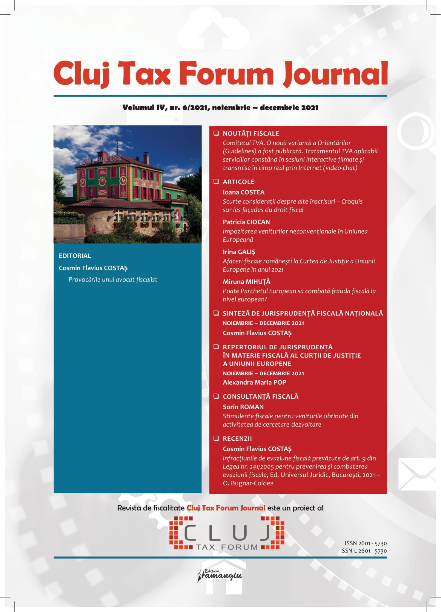Cluj Tax Forum Journal 6_2021